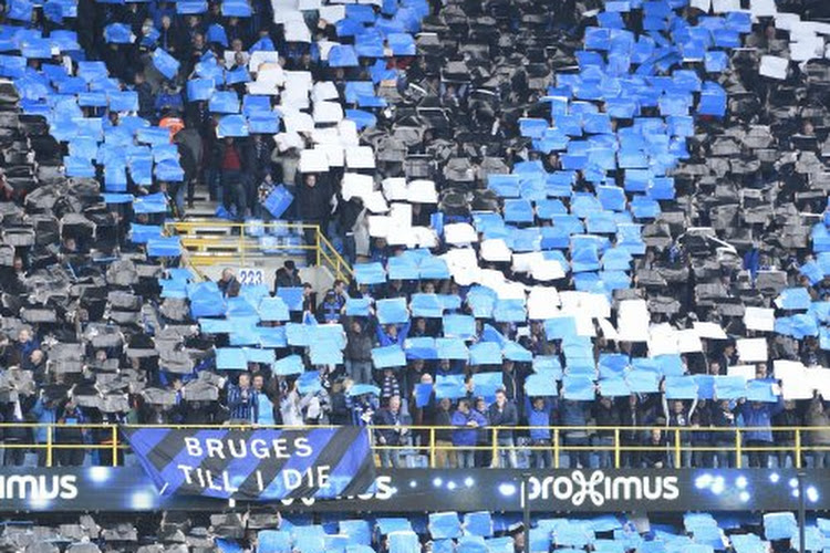 Club Brugge-supporters pakken uit met een schitterende en wel heel originele tifo