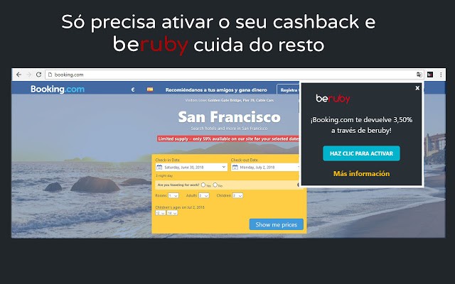 Cashback beruby Portugal