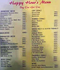 Piyu Cafe menu 1