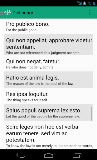 Screenshot Law Sentences