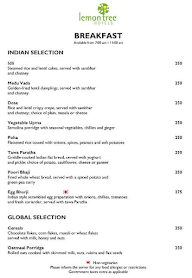 Skinners Restaurant - Lemon Tree Hotel menu 2