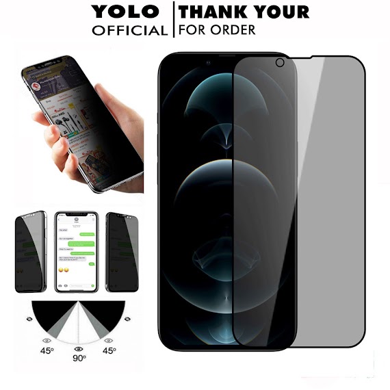 Kính Cường Lực Chống Nhìn Trộm Iphone 14 Pro Max 13 Pro Max 7 8 Plus X Xs Xr Xs Max 11 11 Promax 12 12 Promax Full Màn