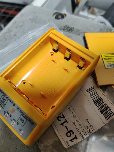 PLS PLS 180 Laser Level Tool Replacement Battery Compartment and Screen 