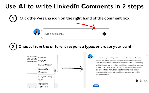 Engage by Persana - LinkedIn Comments with AI