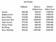 Ice cream office menu 2