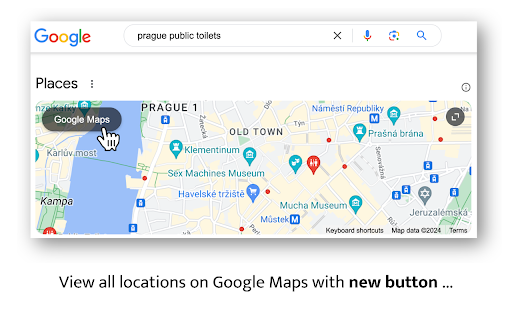 Google Maps QuickClick - Search to Maps