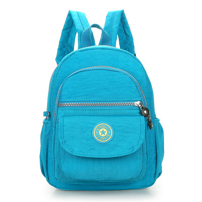 Title 1, Waterproof Mini Backpack Women Purse Nylon Shou...