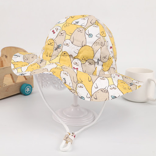 Title 2, Sunshade Sun Cute Boy And Girl Pot Hat