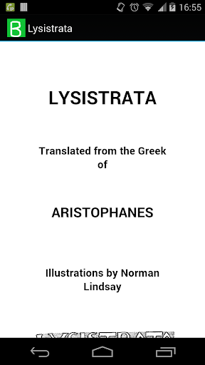 Lysistrata by Aristophanes