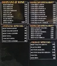 Madina Cafe menu 6