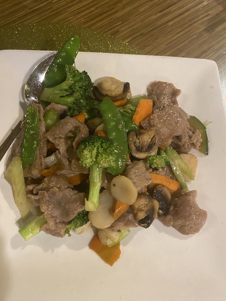 Beef and vegetable dish