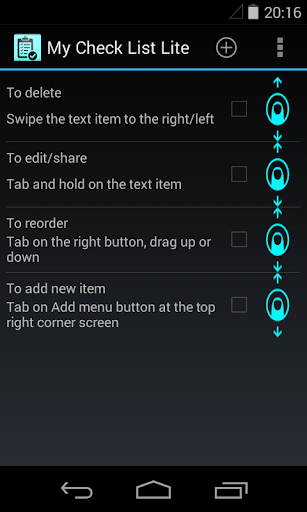 My Check List Lite