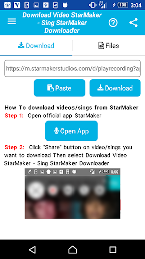 Download Video  Songs for StarMaker
