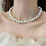 Glass Pearl 12MM Necklace