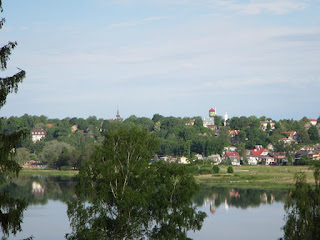 vaade Viljandile teiselt poolt järve