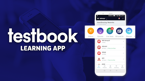 Testbook Exam Preparation App banner