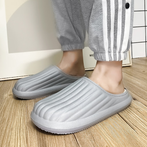 Title 7, Waterproof cotton slippers for boys with thick,...