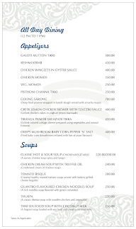 Hotel Forte Manor menu 4