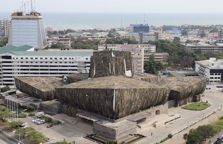 Malam Dodoo National Theatre, Accra Central Ghana, by Ibrahim Mahama.