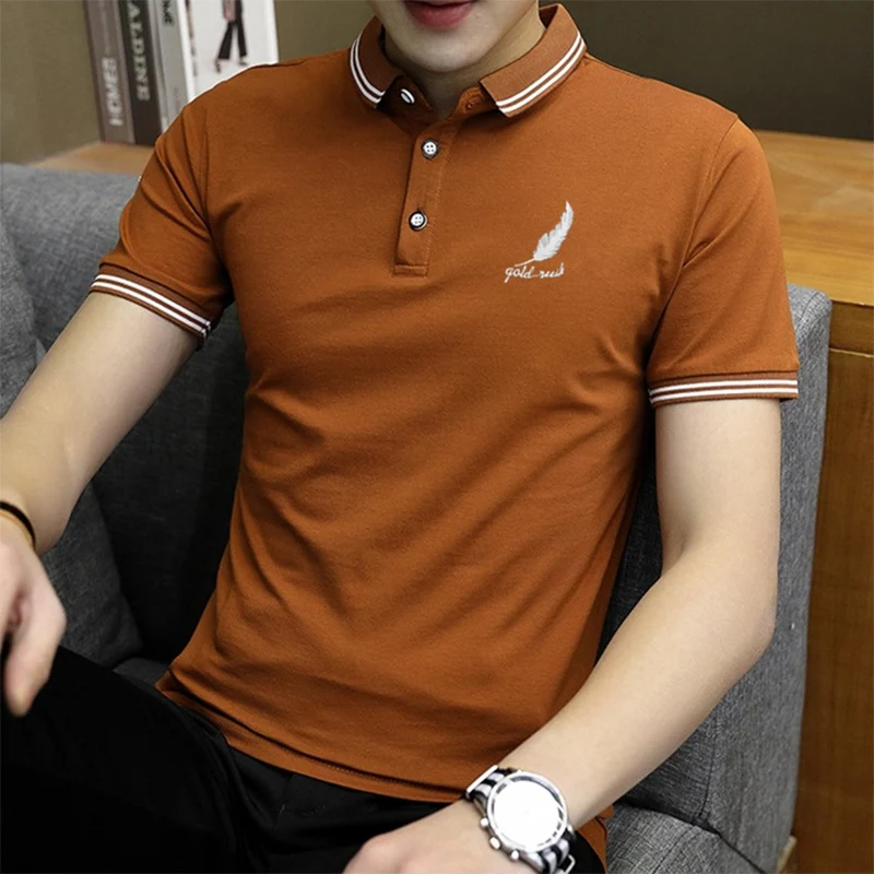 Title 4, Polo Tişört İş Klasik Kısa Kollu Genç Moda Yarı...