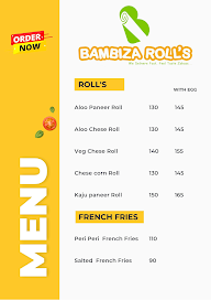 Bambiza Roll's menu 4