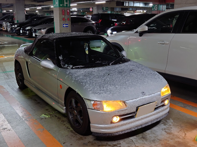 ビートのLEDバルブの弊害・雪に関するカスタム事例の投稿画像1枚目