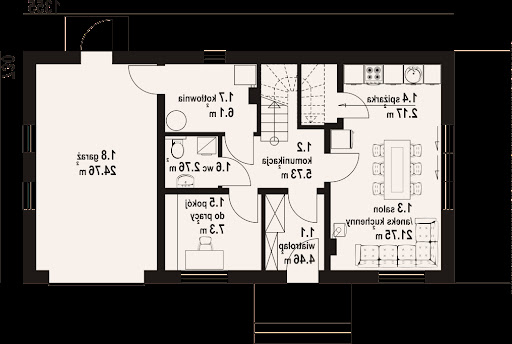 Cedry ag m - Rzut parteru