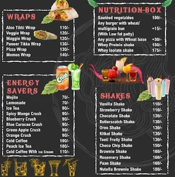 Grab A Bite menu 