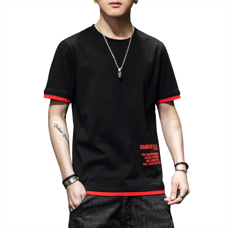 Casual short sleeve printed t-shirt