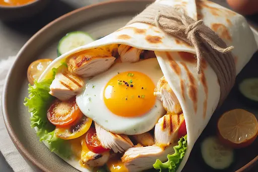 Egg Chicken Wrap [Serves 1]