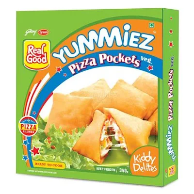 Godrej Yummiez Pizza Pocket - 340 gm