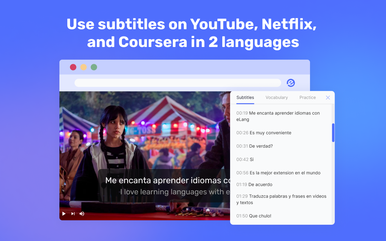 eLang: Learn Languages with Netflix & Youtube Preview image 16