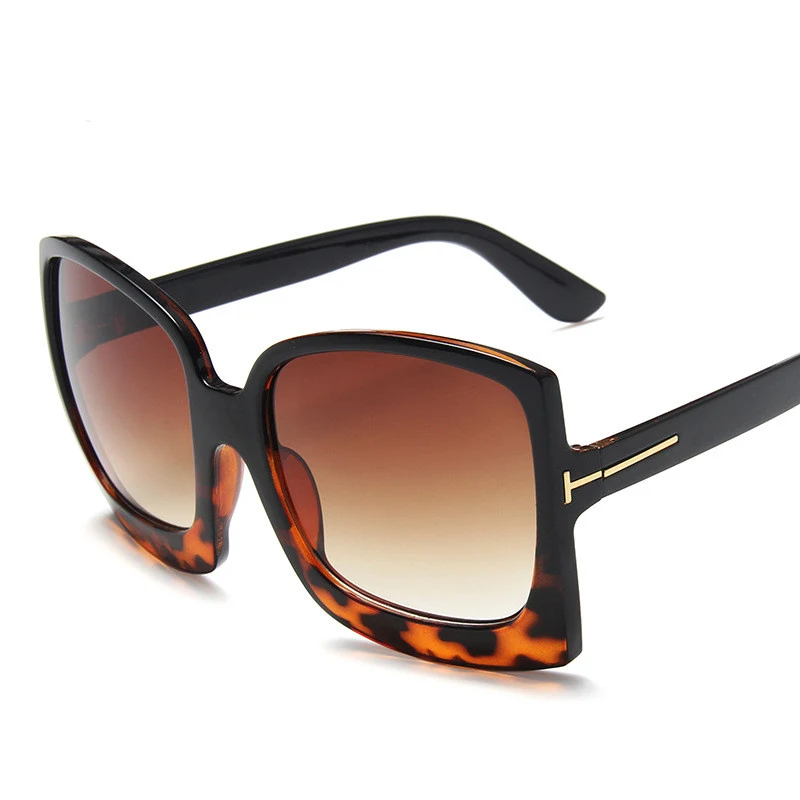 Title 1, Lunettes de soleil rétro sac fleur léopard