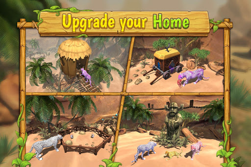 Cheetah Family Sim - Animal Simulator APK MOD screenshots 3