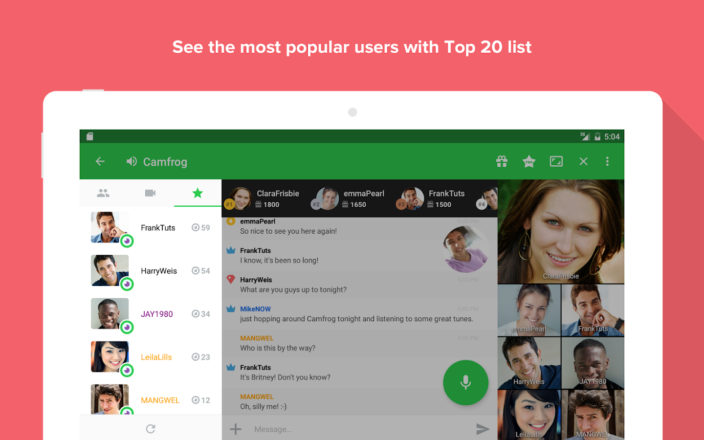 Camfrog Group Video Chat Android Apps On Google Play