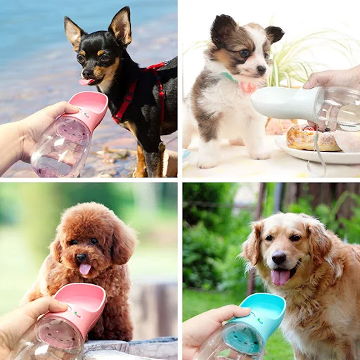 Portable Pet Dog Water Bottle For Small Large Dogs Travel Puppy Cat Drinking Bowl Outdoor Pet Water Dispenser Feeder Pet