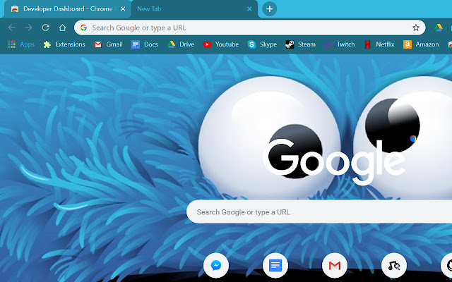 Cookie Monster Theme chrome extension