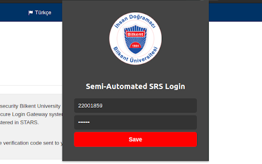 Semi-Automated-SRS-Login