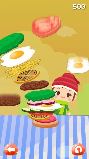 Burger Food Factory-Sky My Burger Catcher Pro