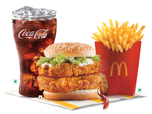 Large EVM McSpicy Chicken® Double patty Burger