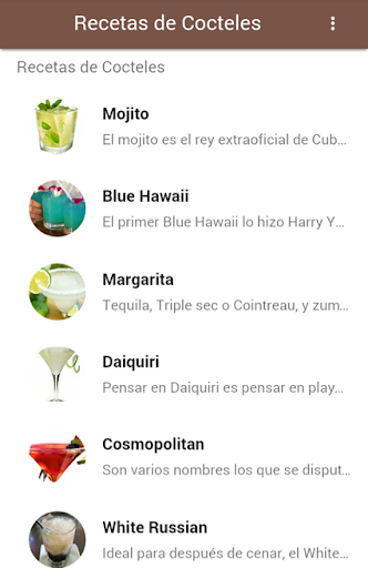 Recetas De Cocteles