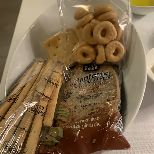 GF selection of bread and crackers