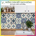 Miếng Dán Gạch Bông, Kích Thước 0.6M X 1.0M / Miếng, Có Sẵn Keo Mặt Sau, In Hình Rõ Nét