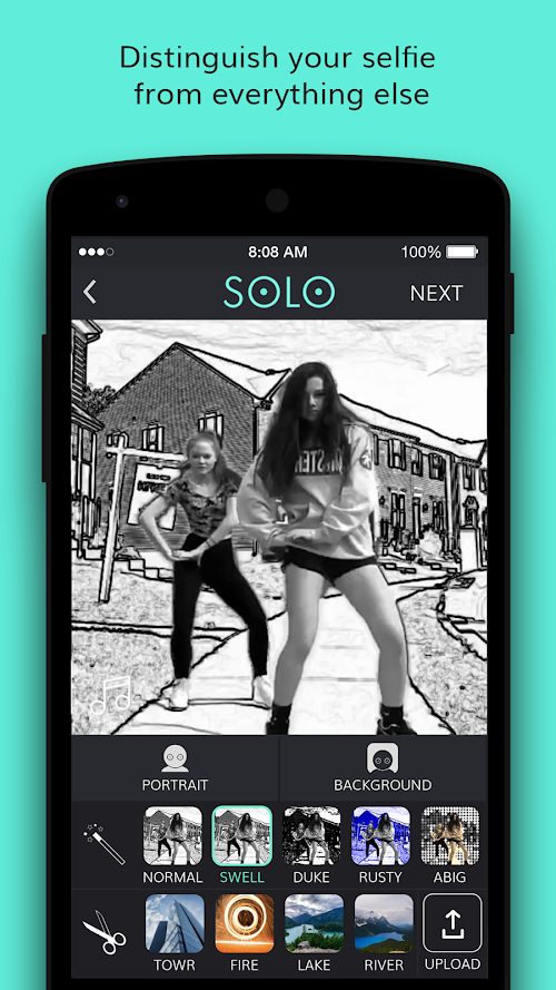 Android application Solo Selfie - Video and Photo screenshort