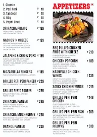 Sandos 'n Grills menu 2