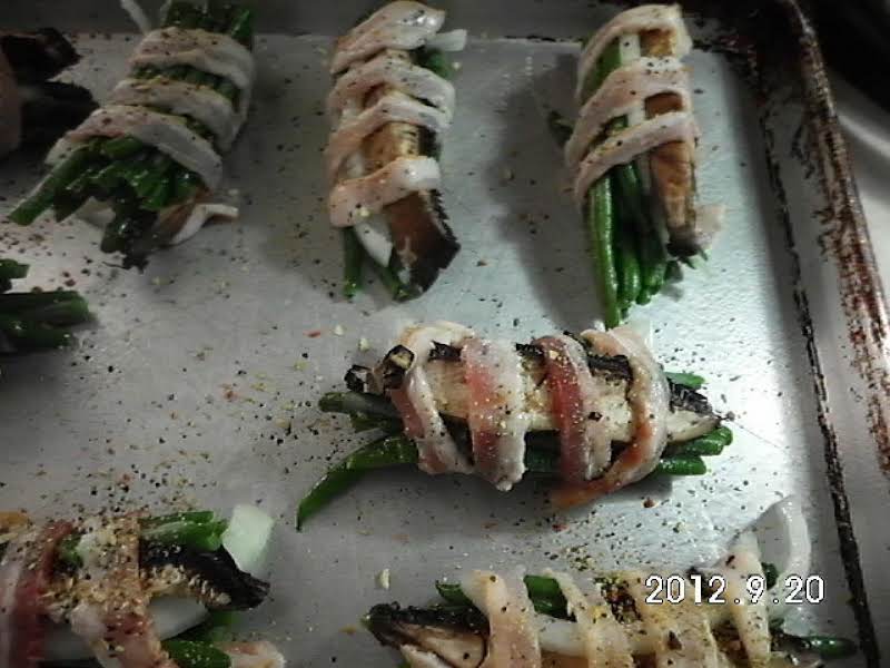 Green Bean Portabello Wraps