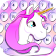 Gif Clavier Licorne Rose icon