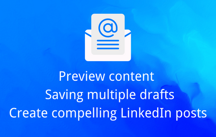 LinkedRadar – LinkedIn Post Draft Editor Preview image 0