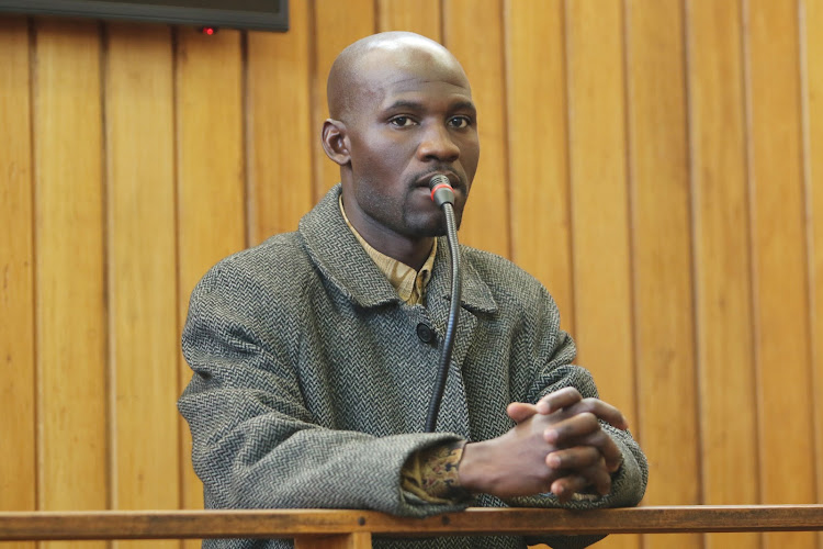 Fraud accused Siyanda Sezardino Diko, of Mvenyane Village in Ntabankulu, appears in the Mthatha magistrate's court.