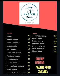 Aalien Soup menu 1